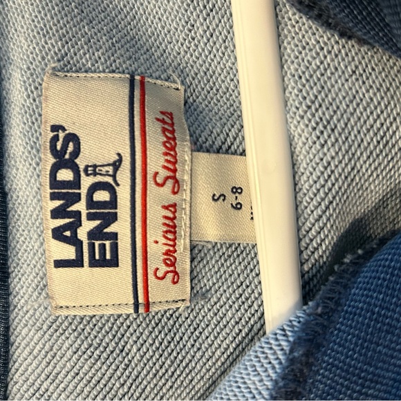 Lands' End women’s size S(6-8) Blue Hoodie. Great shape & nice quality - Picture 5 of 7